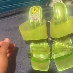 Green heels